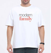 Load image into Gallery viewer, modern family Oversized T-Shirt for Men-White-Ektarfa.online
