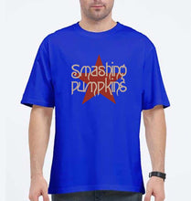 Load image into Gallery viewer, Smashing Pumpkins Oversized T-Shirt for Men-Royal Blue-Ektarfa.online
