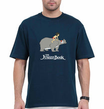 Load image into Gallery viewer, jungle book Oversized T-Shirt for Men-Petrol Blue-Ektarfa.online
