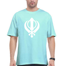 Load image into Gallery viewer, sikh Oversized T-Shirt for Men-Mint-Ektarfa.online
