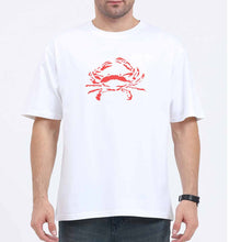 Load image into Gallery viewer, crab Oversized T-Shirt for Men
