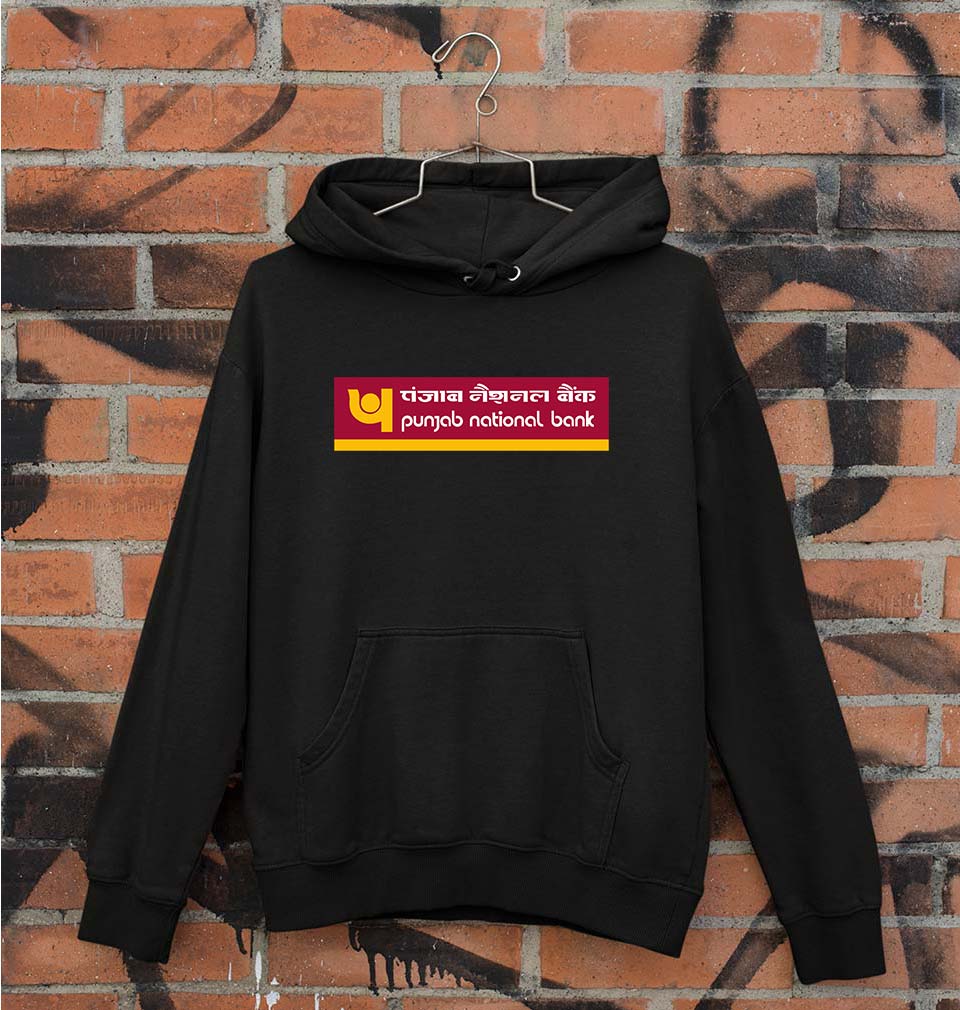 Punjab national bank (PNB) Unisex Hoodie for Men/Women-Black-Ektarfa.online