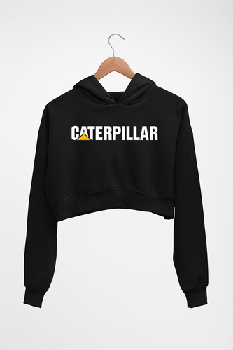 caterpillar Crop HOODIE FOR WOMEN-Black-Ektarfa.online