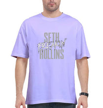 Load image into Gallery viewer, Seth Rollins Oversized T-Shirt for Men-Lavender-Ektarfa.online
