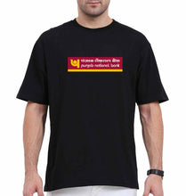 Load image into Gallery viewer, Punjab national bank (PNB) Oversized T-Shirt for Men-Black-Ektarfa.online
