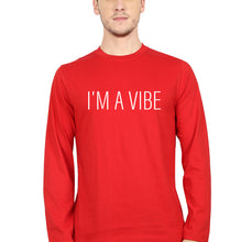Load image into Gallery viewer, Vibe Full Sleeves T-Shirt for Men-red-Ektarfa.online
