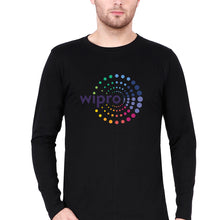 Load image into Gallery viewer, Wipro Full Sleeves T-Shirt for Men-Black-Ektarfa.online
