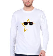 Load image into Gallery viewer, Lil Star Full Sleeves T-Shirt for Men-White-Ektarfa.online
