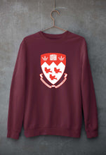 Load image into Gallery viewer, McGill University Unisex Sweatshirt for Men/Women-Maroon-Ektarfa.online
