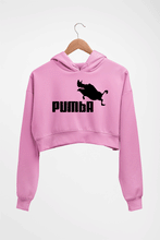 Load image into Gallery viewer, pumba Crop HOODIE FOR WOMEN-Light Baby Pink-Ektarfa.online
