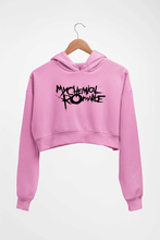 Load image into Gallery viewer, My Chemical Romance Crop HOODIE FOR WOMEN-Light Baby Pink-Ektarfa.online
