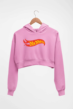 Load image into Gallery viewer, hot wheels Crop HOODIE FOR WOMEN-Light Baby Pink-Ektarfa.online
