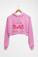 Load image into Gallery viewer, love BAE Crop HOODIE FOR WOMEN-Light Baby Pink-Ektarfa.online
