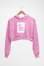 Load image into Gallery viewer, Being Bhai Crop HOODIE FOR WOMEN-Light Baby Pink-Ektarfa.online
