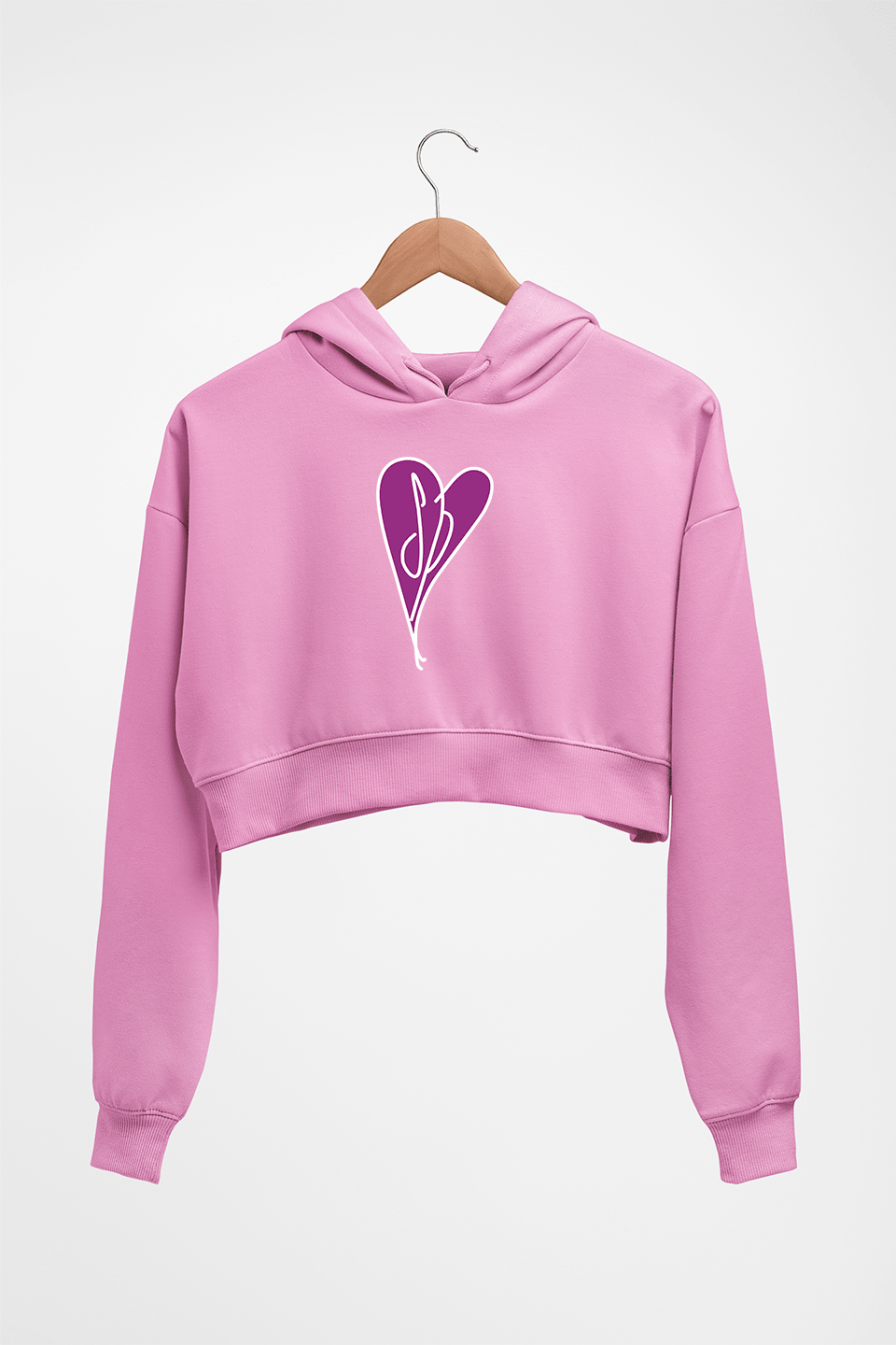 Smashing Pumpkins Crop HOODIE FOR WOMEN-Light Baby Pink-Ektarfa.online