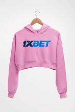 Load image into Gallery viewer, 1XBet Crop HOODIE FOR WOMEN-Light Baby Pink-Ektarfa.online
