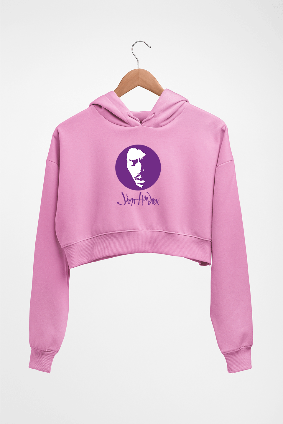 Jimi Hendrix Crop HOODIE FOR WOMEN