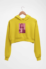 Load image into Gallery viewer, dua lipa Crop HOODIE FOR WOMEN-Mustard Yellow-Ektarfa.online
