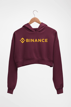 Load image into Gallery viewer, binance Crop HOODIE FOR WOMEN
