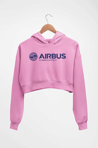 Airbus Crop HOODIE FOR WOMEN-Light Baby Pink-Ektarfa.online