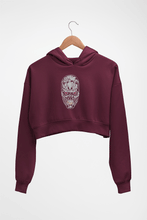 Load image into Gallery viewer, terminator Crop HOODIE FOR WOMEN-Maroon-Ektarfa.online
