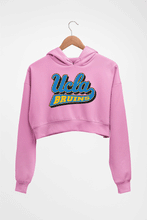 Load image into Gallery viewer, UCLA Bruins Crop HOODIE FOR WOMEN-Light Baby Pink-Ektarfa.online
