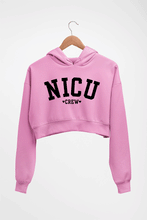 Load image into Gallery viewer, NICU crew Crop HOODIE FOR WOMEN
