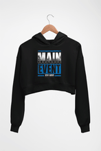 Load image into Gallery viewer, jey uso Crop HOODIE FOR WOMEN-Black-Ektarfa.online
