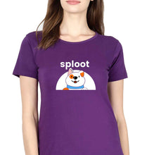 Load image into Gallery viewer, Sploot T-Shirt for Women-Purple-Ektarfa.online
