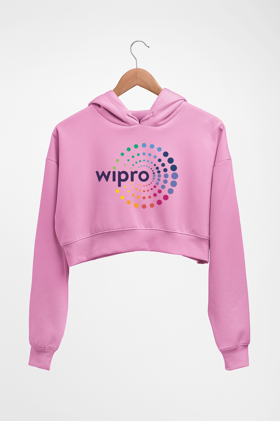 Wipro Crop HOODIE FOR WOMEN-Light Baby Pink-Ektarfa.online