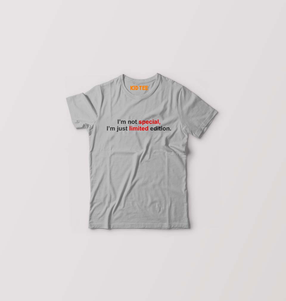 limited edition Kids T-Shirt for Boy/Girl-Grey-Ektarfa.online