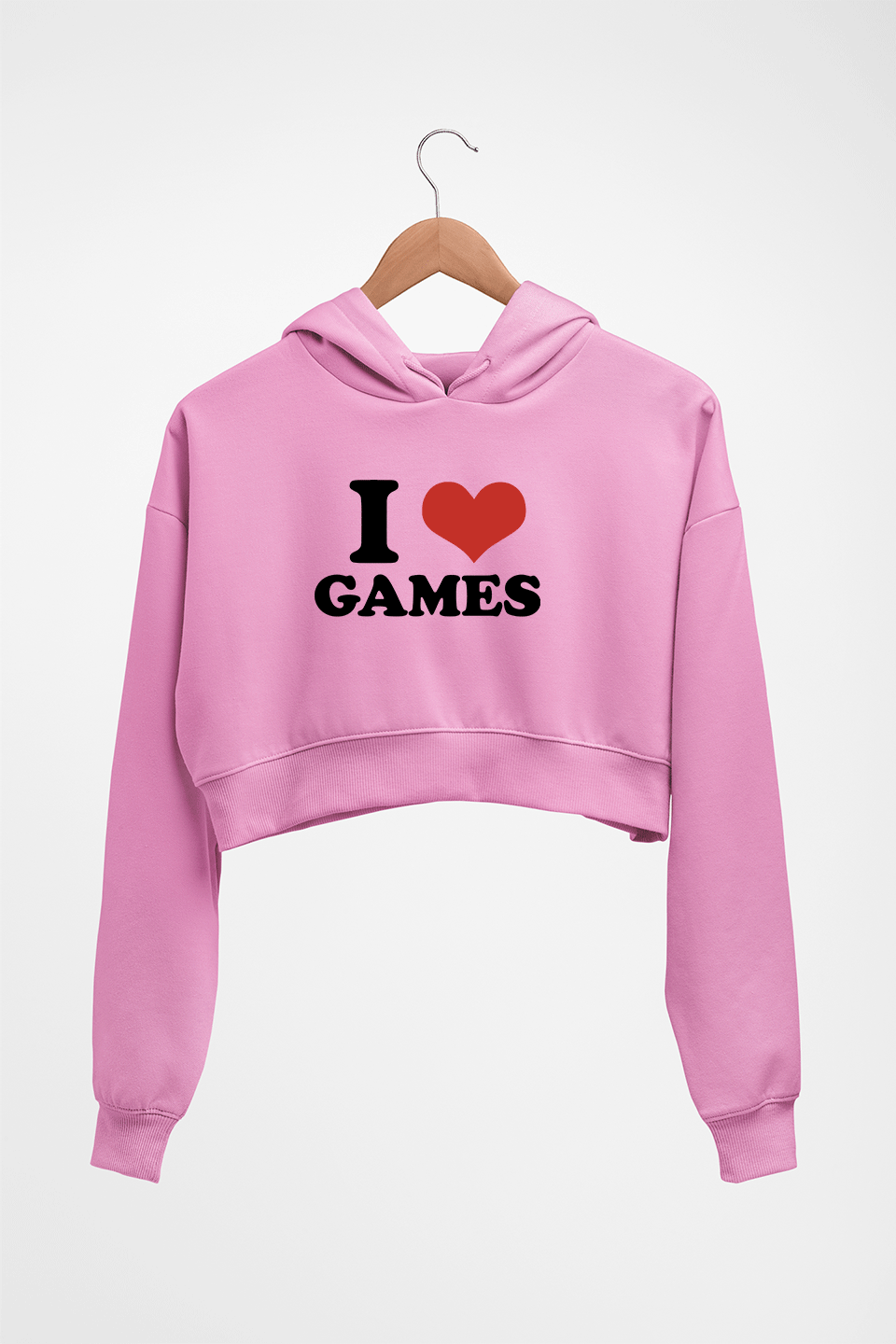 I LOVE GAMES HOODIE FOR WOMEN