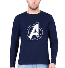 Load image into Gallery viewer, Avengers Full Sleeves T-Shirt for Men-Navy Blue-Ektarfa.online
