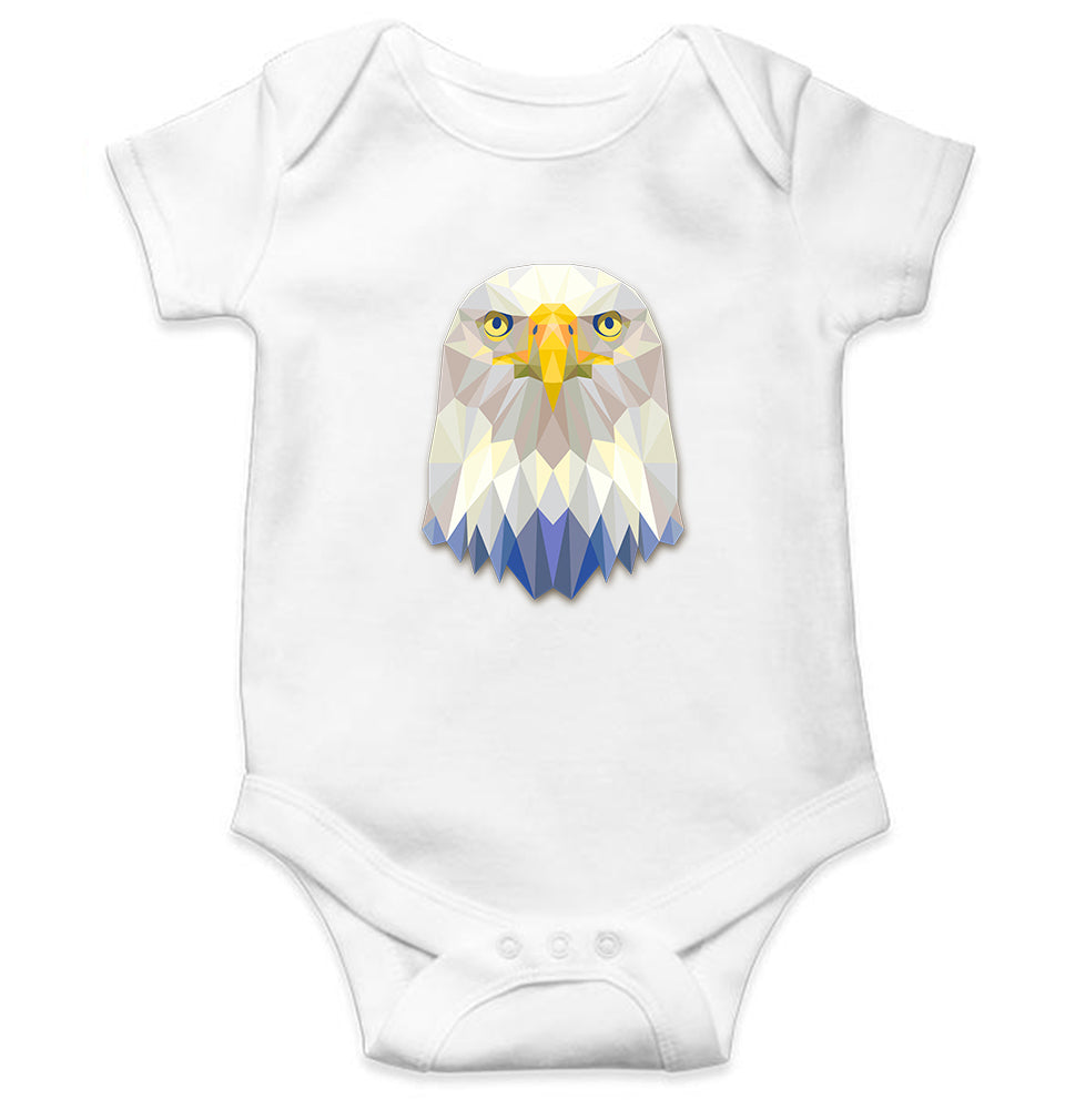 TRIANGLE_EAGLE Kids Romper For Baby Boy/Girl-0-5 Months(18 Inches)-White-Ektarfa.online