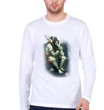 Load image into Gallery viewer, Aghori Full Sleeves T-Shirt for Men-White-Ektarfa.online
