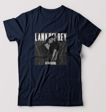 Load image into Gallery viewer, Lana Del Rey Ultraviolence T-Shirt for Men-S(38 Inches)-Navy Blue-Ektarfa.online
