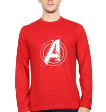 Load image into Gallery viewer, Avengers Full Sleeves T-Shirt for Men-Red-Ektarfa.online
