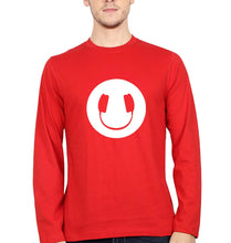 Load image into Gallery viewer, Headphone Eye Full Sleeves T-Shirt for Men-Red-Ektarfa.online
