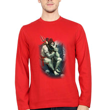 Load image into Gallery viewer, Aghori Full Sleeves T-Shirt for Men-Red-Ektarfa.online

