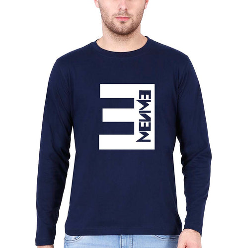 EMINEM Full Sleeves T-Shirt for Men-Navy Blue-Ektarfa.online
