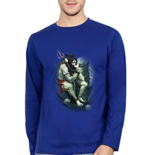 Load image into Gallery viewer, Aghori Full Sleeves T-Shirt for Men-Royal Blue-Ektarfa.online
