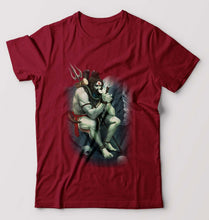 Load image into Gallery viewer, Aghori T-Shirt for Men-Maroon-Ektarfa.online
