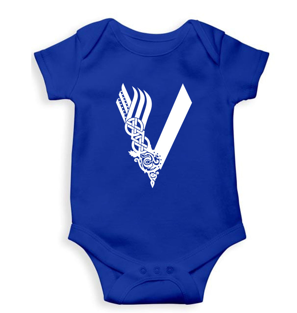 Vikings Kids Romper For Baby Boy/Girl-Royal Blue-Ektarfa.online