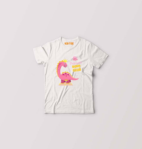 Dinosaur Kids T-Shirt for Boy/Girl-White-Ektarfa.online