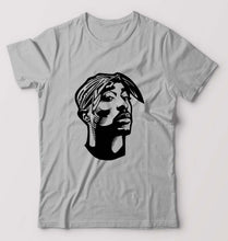 Load image into Gallery viewer, Tupac 2Pac T-Shirt for Men-S(38 Inches)-Grey Melange-Ektarfa.online
