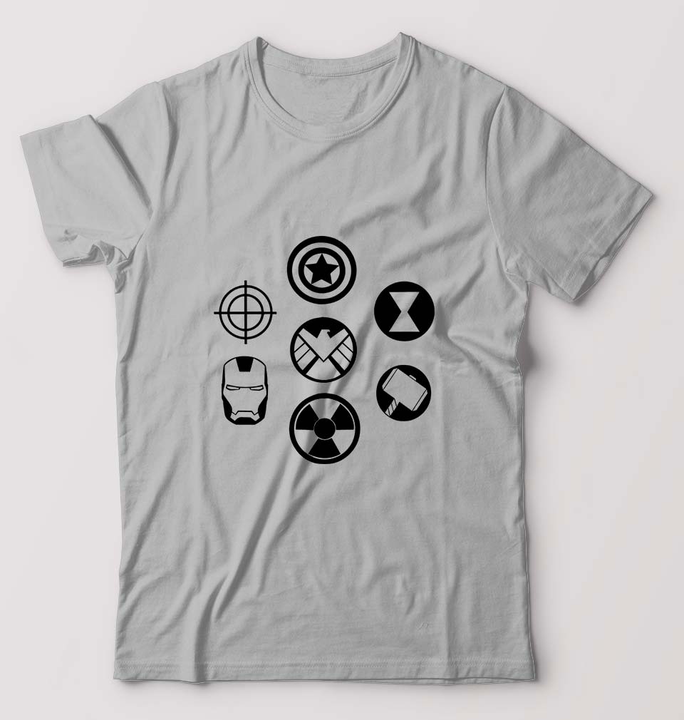 Marvel Superhero T-Shirt for Men-Grey Melange-Ektarfa.online