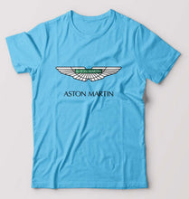 Load image into Gallery viewer, Aston Martin T-Shirt for Men-S(38 Inches)-Light Blue-Ektarfa.online
