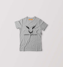 Load image into Gallery viewer, Lewis Hamilton F1 Kids T-Shirt for Boy/Girl-Grey-Ektarfa.online
