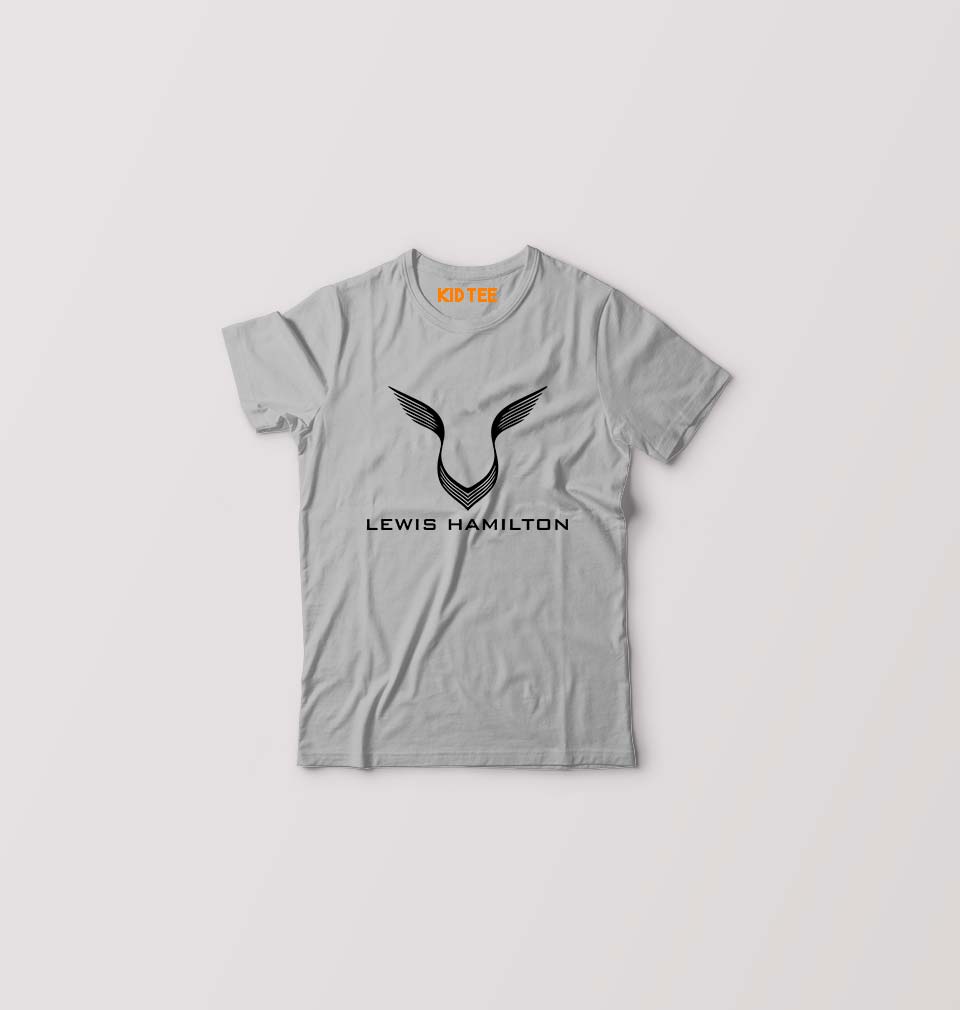 Lewis Hamilton F1 Kids T-Shirt for Boy/Girl-Grey-Ektarfa.online