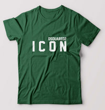 Load image into Gallery viewer, DSQUARED - ICON T-Shirt for Men-S(38 Inches)-Bottle Green-Ektarfa.online
